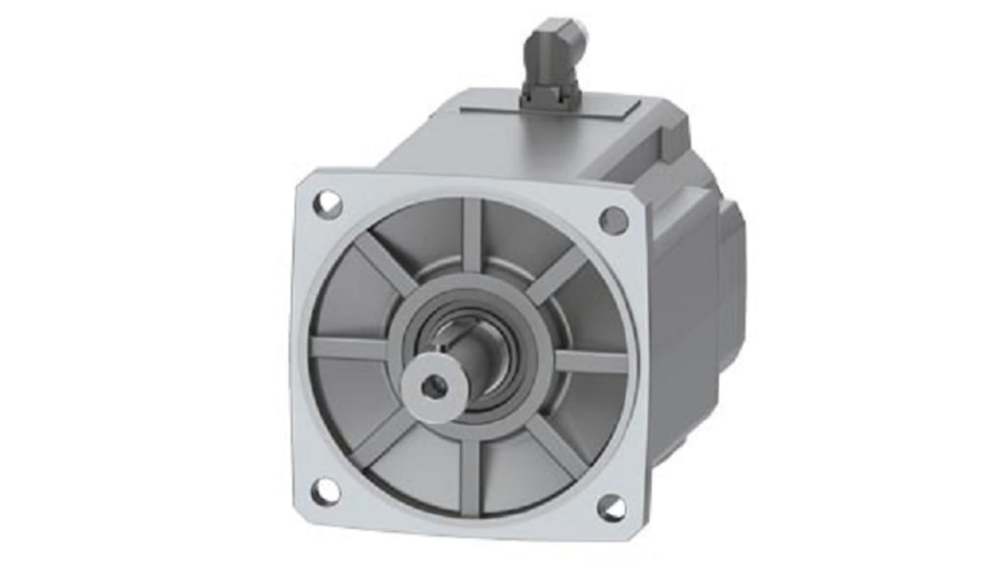 Servomotore Siemens 1FK2210-4AB00-1MA0, sincrono a magnete permanente, 5,4 kW, 1500 giri/min, coppia massima 120 Nm.