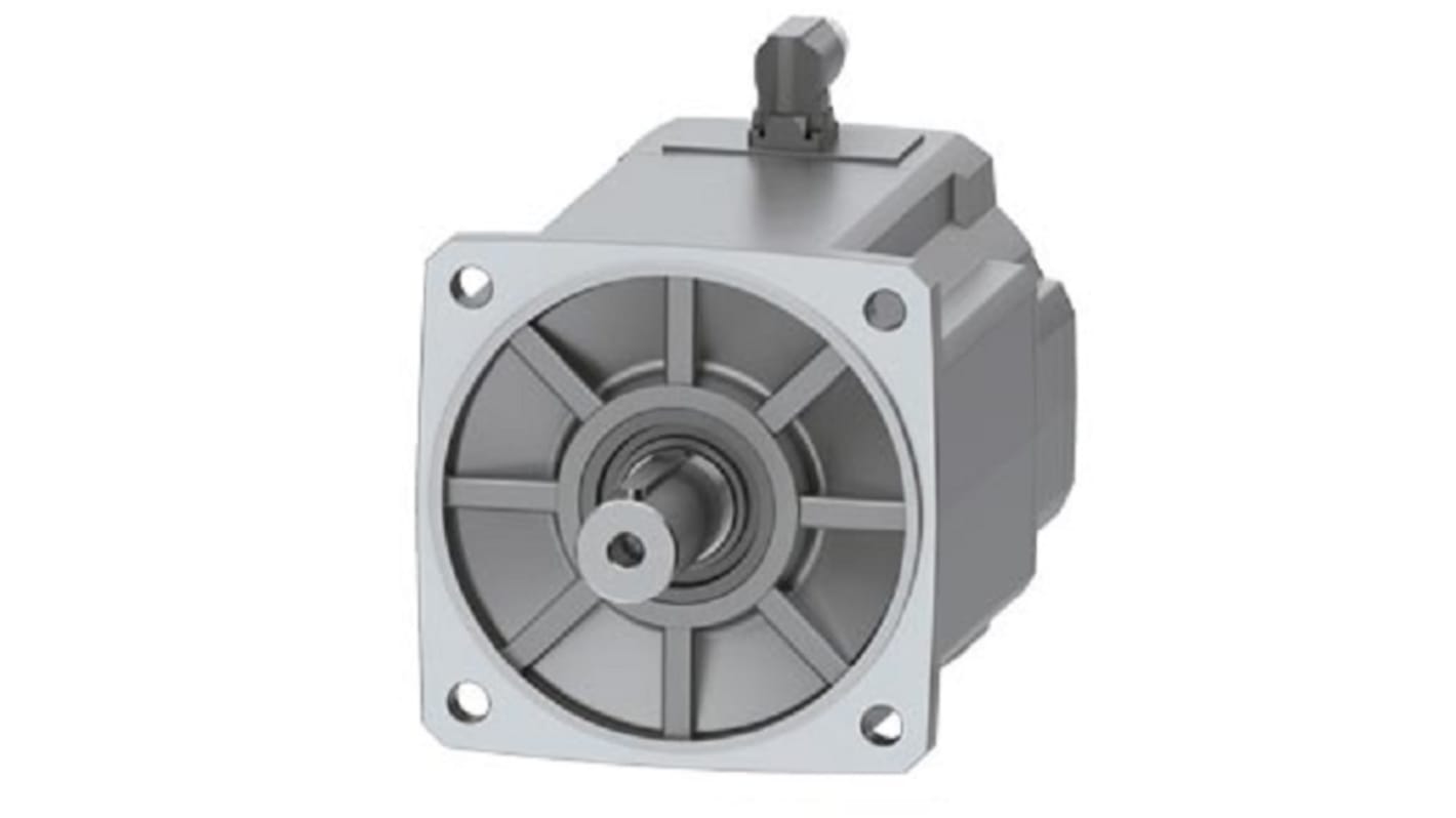 Servomotore Siemens 1FK2210-4AB01-1MA0, motore sincrono a magnete permanente, 5,4 kW, 1500 giri/min, coppia massima 120 Nm.