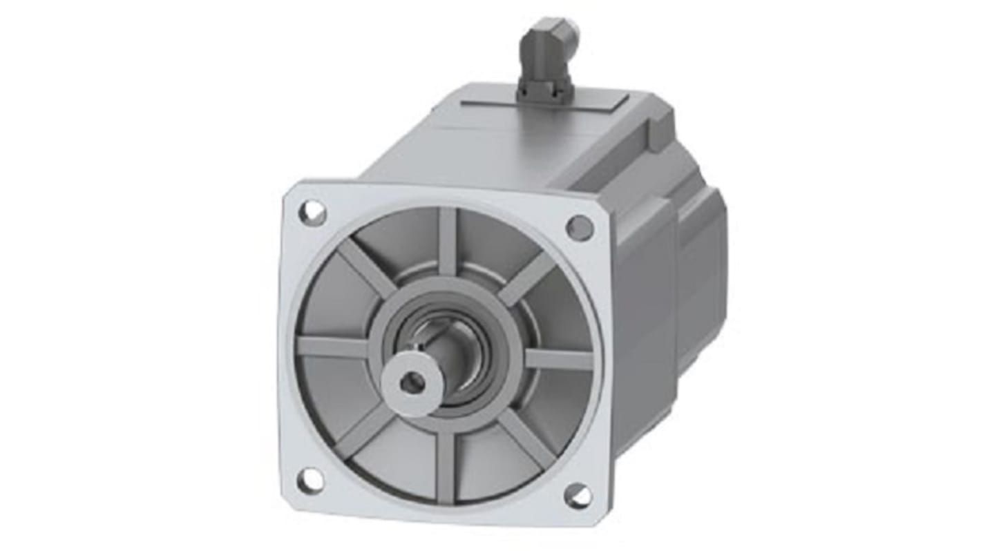 Servomotore Siemens 1FK2210-4AB10-1MA0, sincrono a magnete permanente, 5,4 kW, 1500 giri/min, coppia massima 120 Nm.