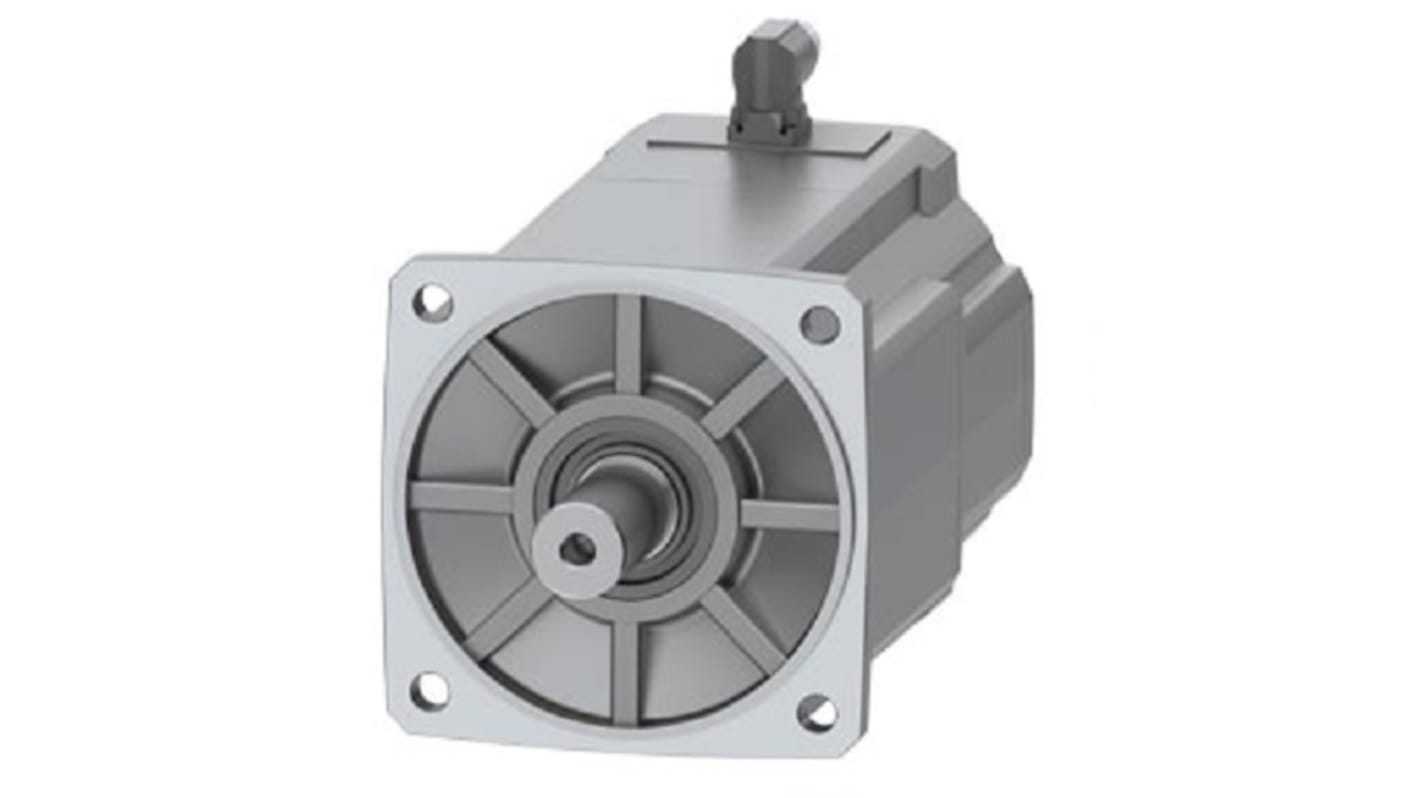 Servomotore Siemens 1FK2210-4AB11-0SA0, motore sincrono 5,4 kW, coppia massima 120 Nm, 1500 giri/min, alimentazione 400-480 V.