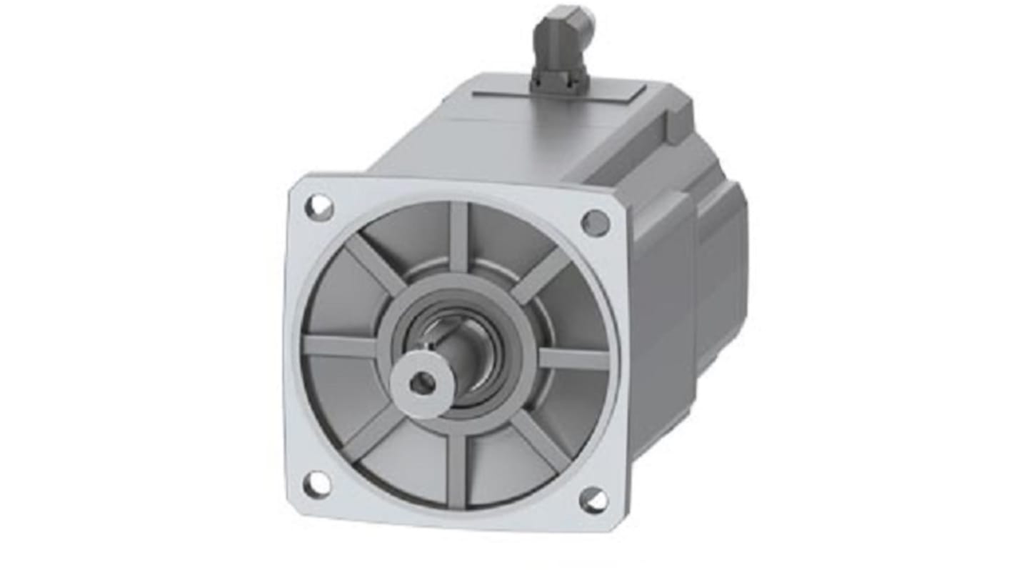Servomotore Siemens 1FK2210-4AB11-1MA0, motore sincrono 5,4 kW, coppia massima 120 Nm, 1500 giri/min, raffreddamento naturale.
