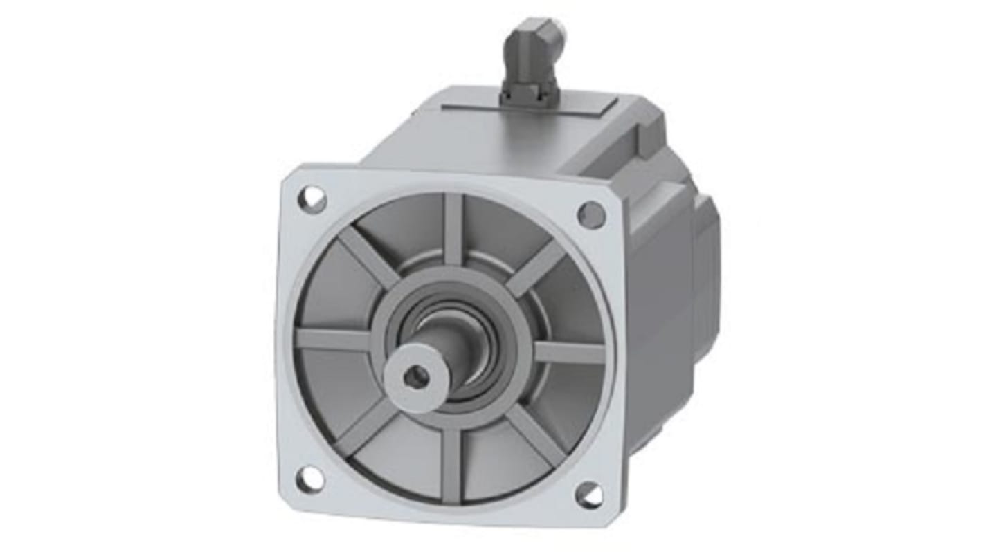 Servomotore Siemens 1FK2210-4AC00-0MA0, motore sincrono 6,4 kW, coppia massima 120 Nm, 2000 giri/min, alimentazione 400-480 V.