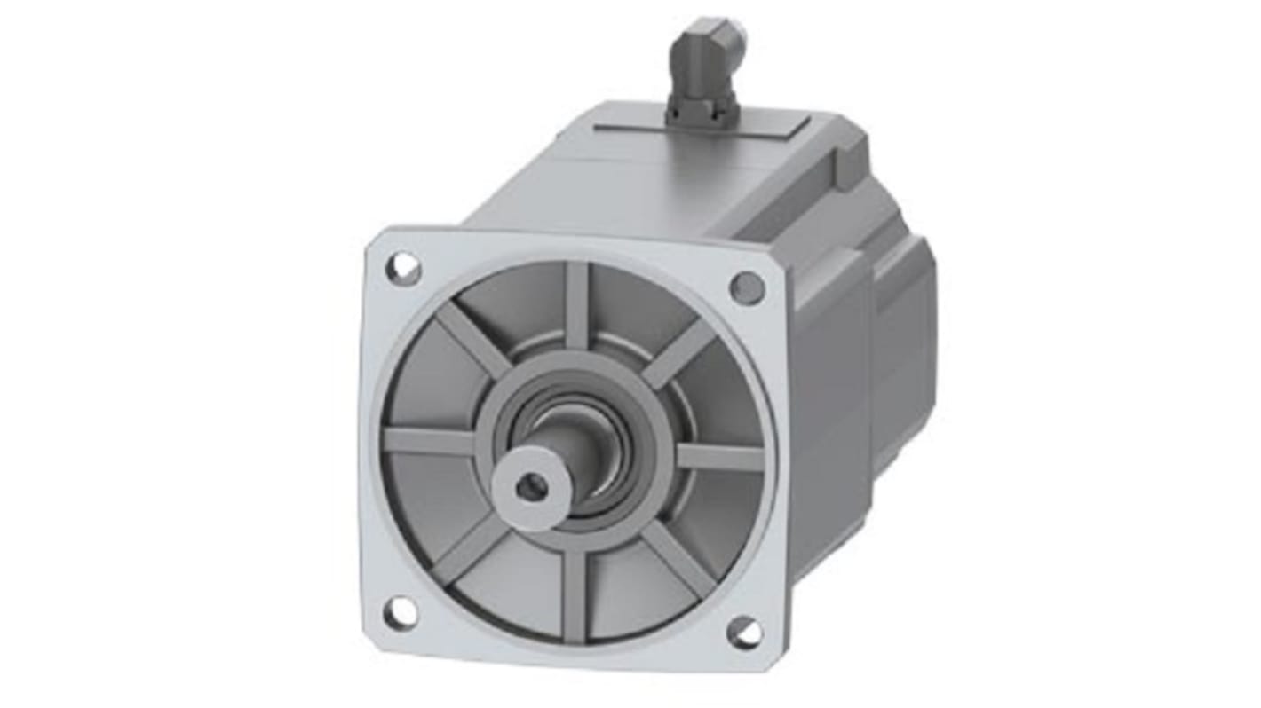 Servomotore Siemens 1FK2210-4AC10-0MA0, motore sincrono 6,4 kW, coppia massima 120 Nm, 2000 giri/min, raffreddamento naturale.