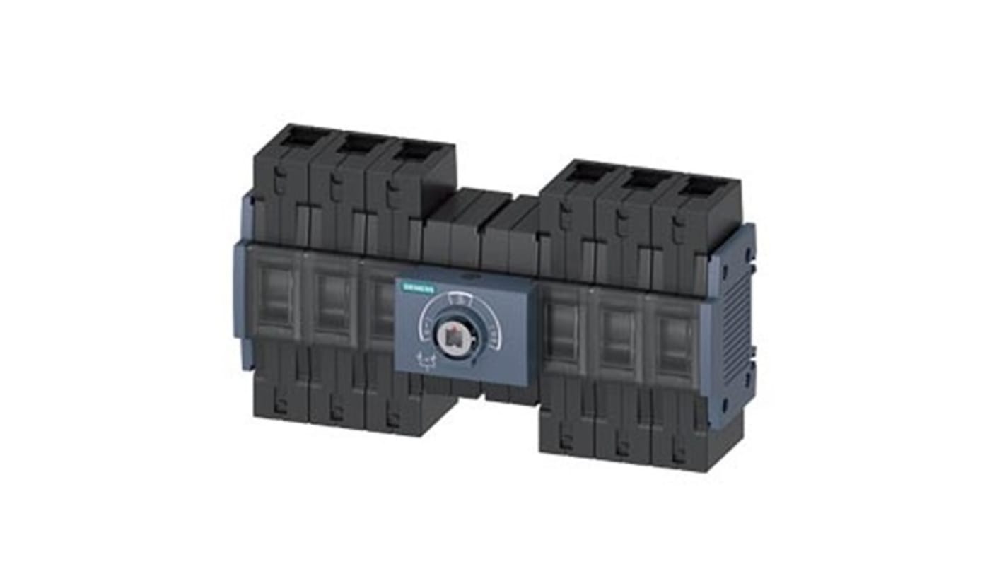 Contatto ausiliario sezionatore Siemens 3KC0334-2NE00-0AA0, 8 CO, azionamento manuale, design senza leva.