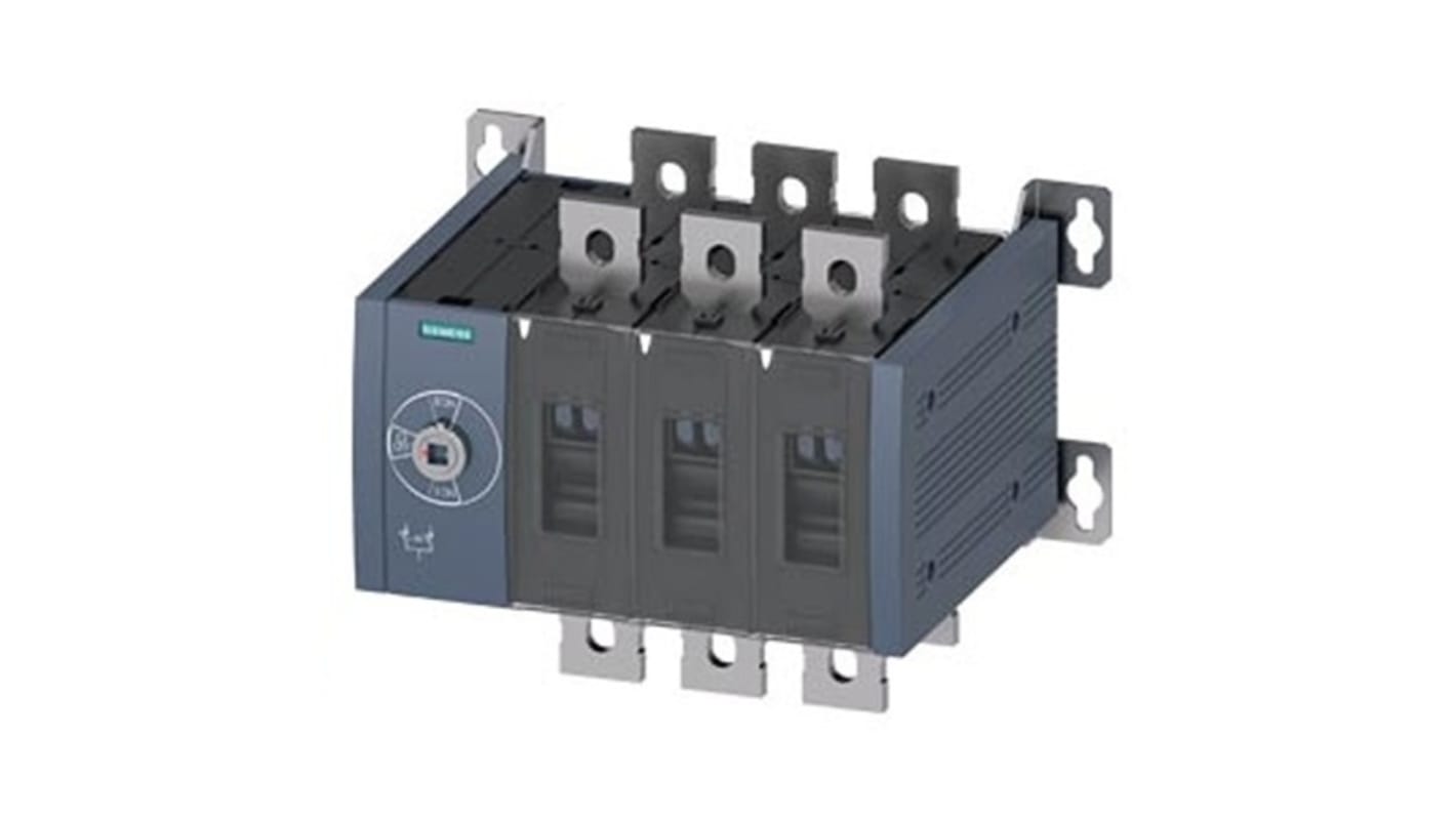 Siemens contatto ausiliario sezionatore 3KC0344-0QE00-0AA0, 16 NC e 16 NA, azionamento manuale, design senza leva.