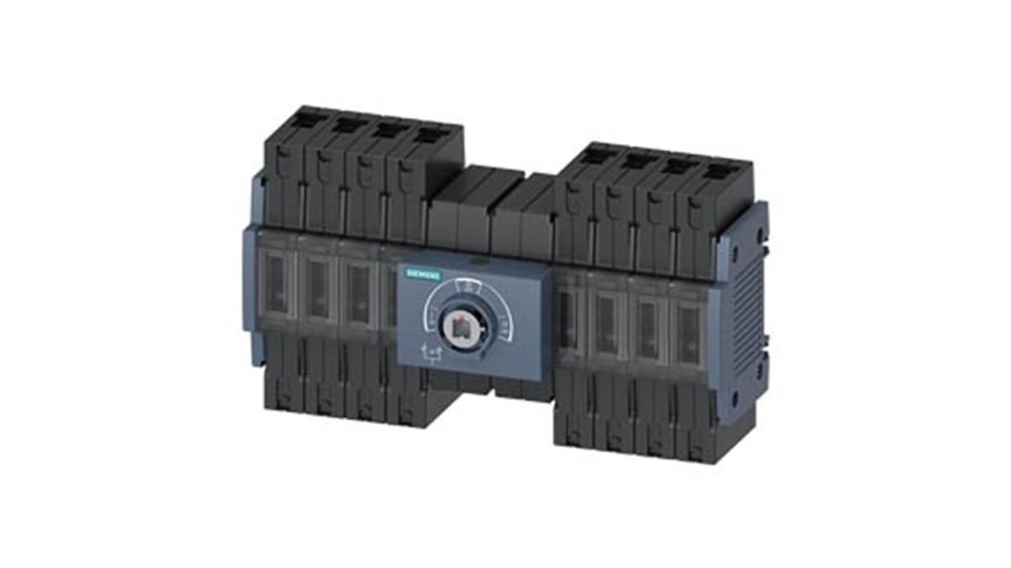 Contatto ausiliario sezionatore Siemens 3KC0422-2ME00-0AA0, azionamento manuale, 8 CO, design senza leva.