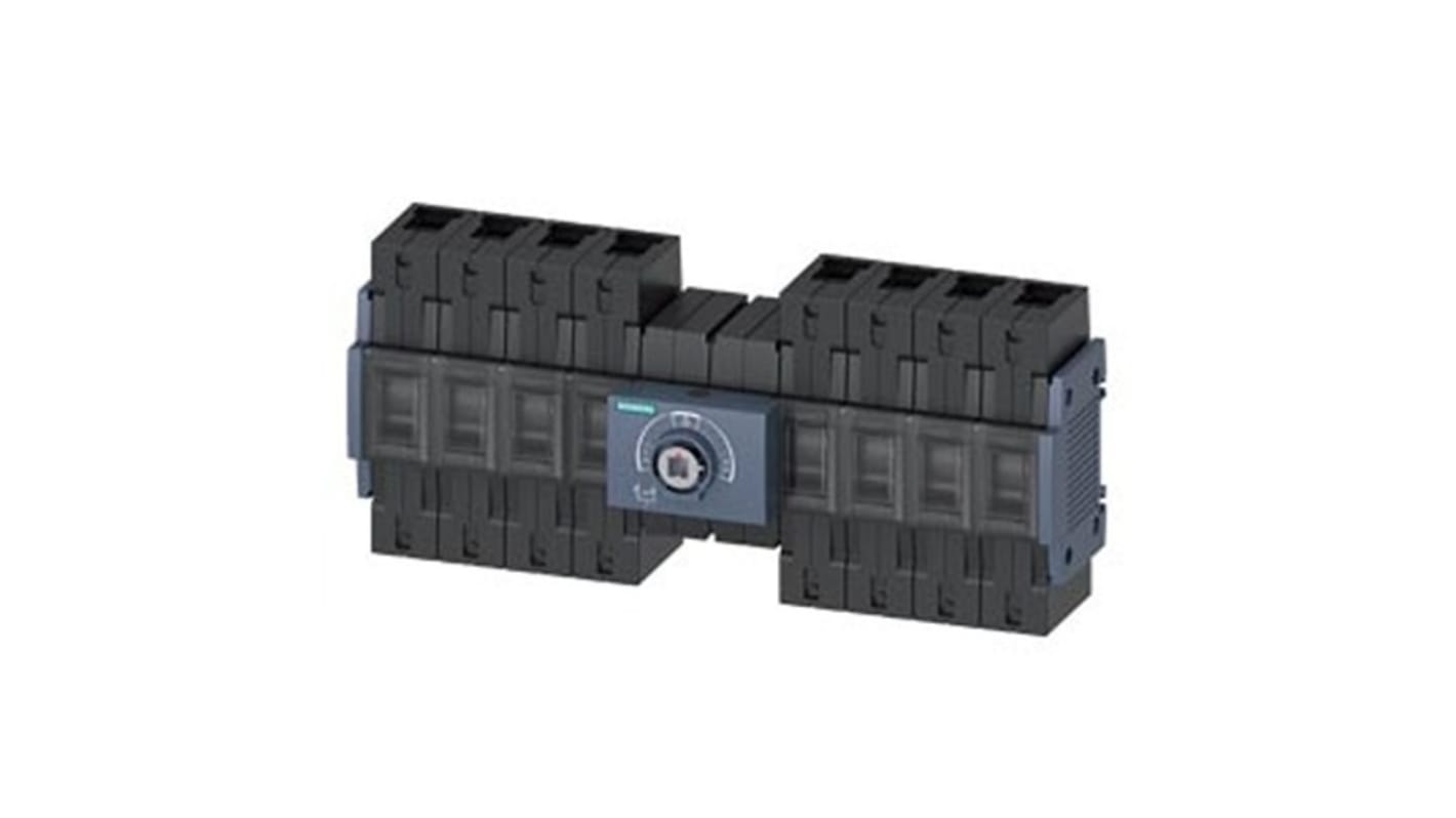 Contatto ausiliario sezionatore Siemens 3KC0430-2NE00-0AA0, 8 CO, azionamento manuale, design senza leva.