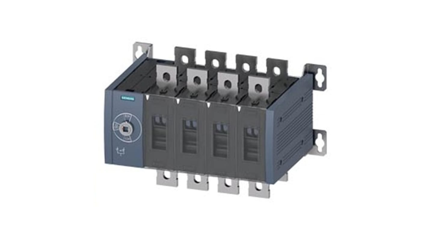 Siemens contatto ausiliario sezionatore 3KC0444-0QE00-0AA0, 16 NC e 16 NA, azionamento manuale, design senza leva.