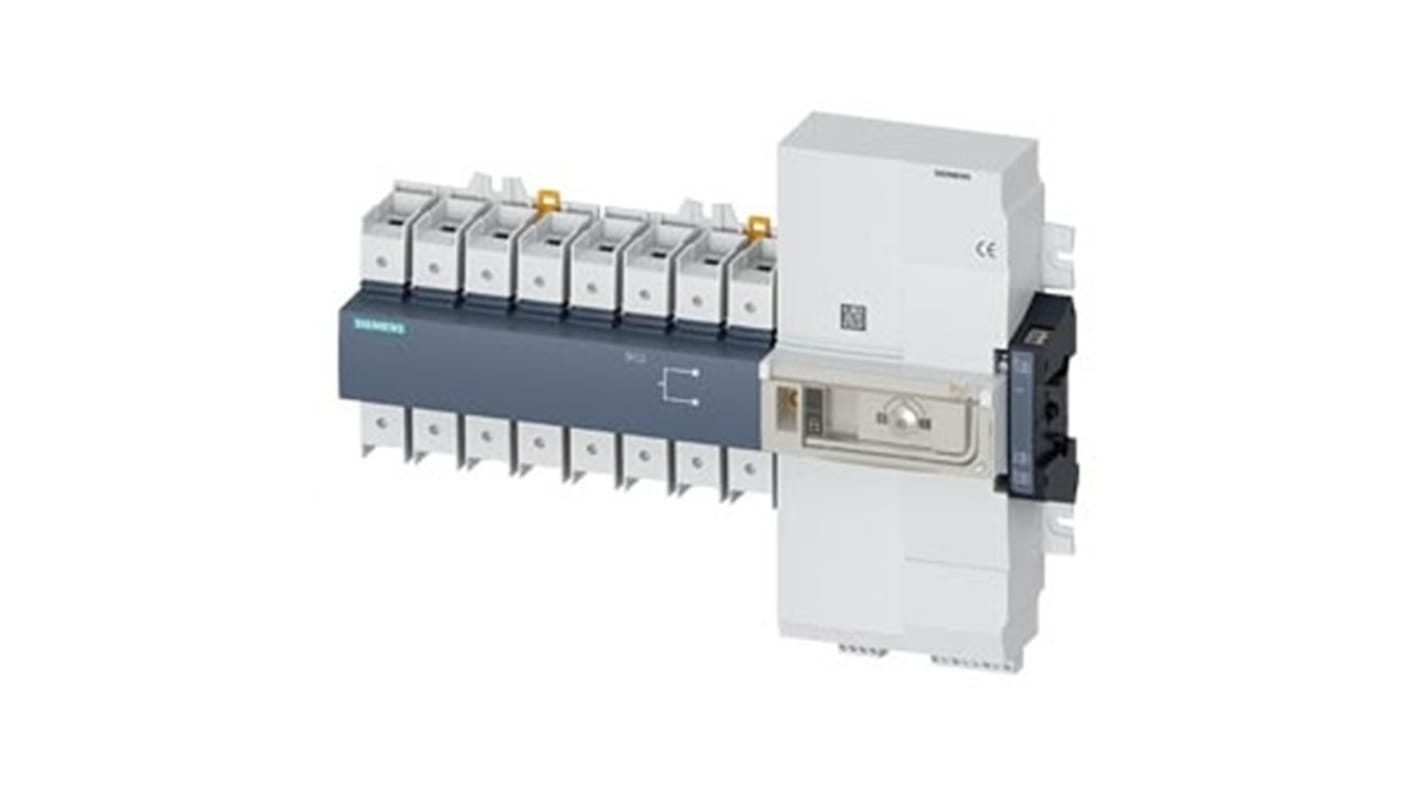Contatto ausiliario sezionatore Siemens 3KC3426-2AA22-0AA3, meccanismo motorizzato, 3 CO, compatibile con 3KC.