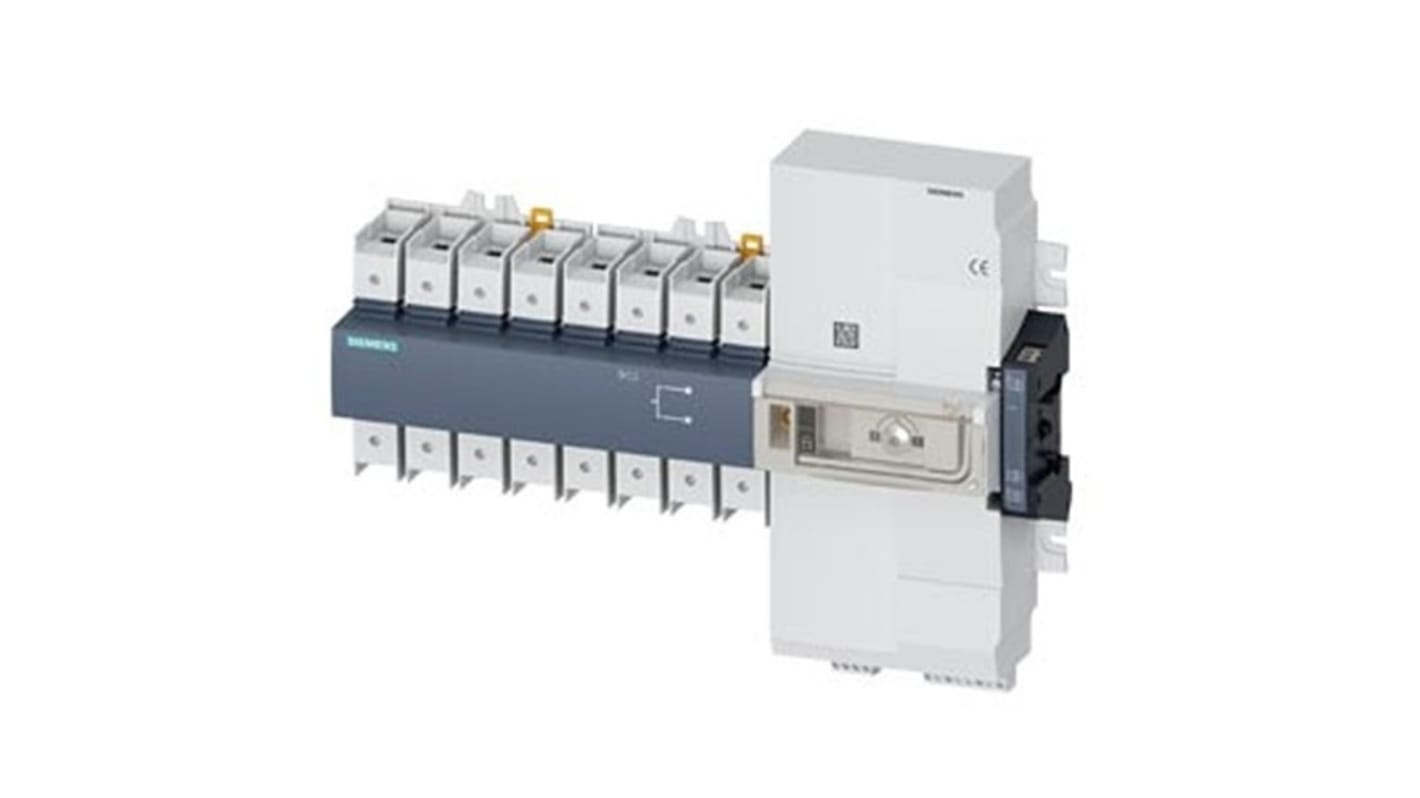 Contatto ausiliario sezionatore Siemens 3KC3428-2AA22-0AA3, azionamento remoto, meccanismo motorizzato, 3 CO.