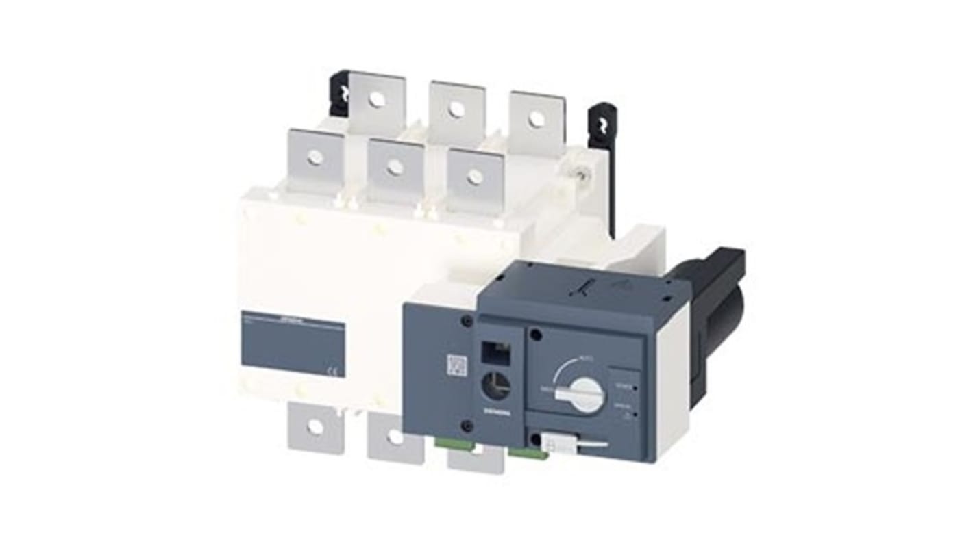 Contatto ausiliario sezionatore Siemens 3KC4346-0EA21-0AA3, 3 NA e 4 CO, azionamento remoto, compatibile con 3KC.