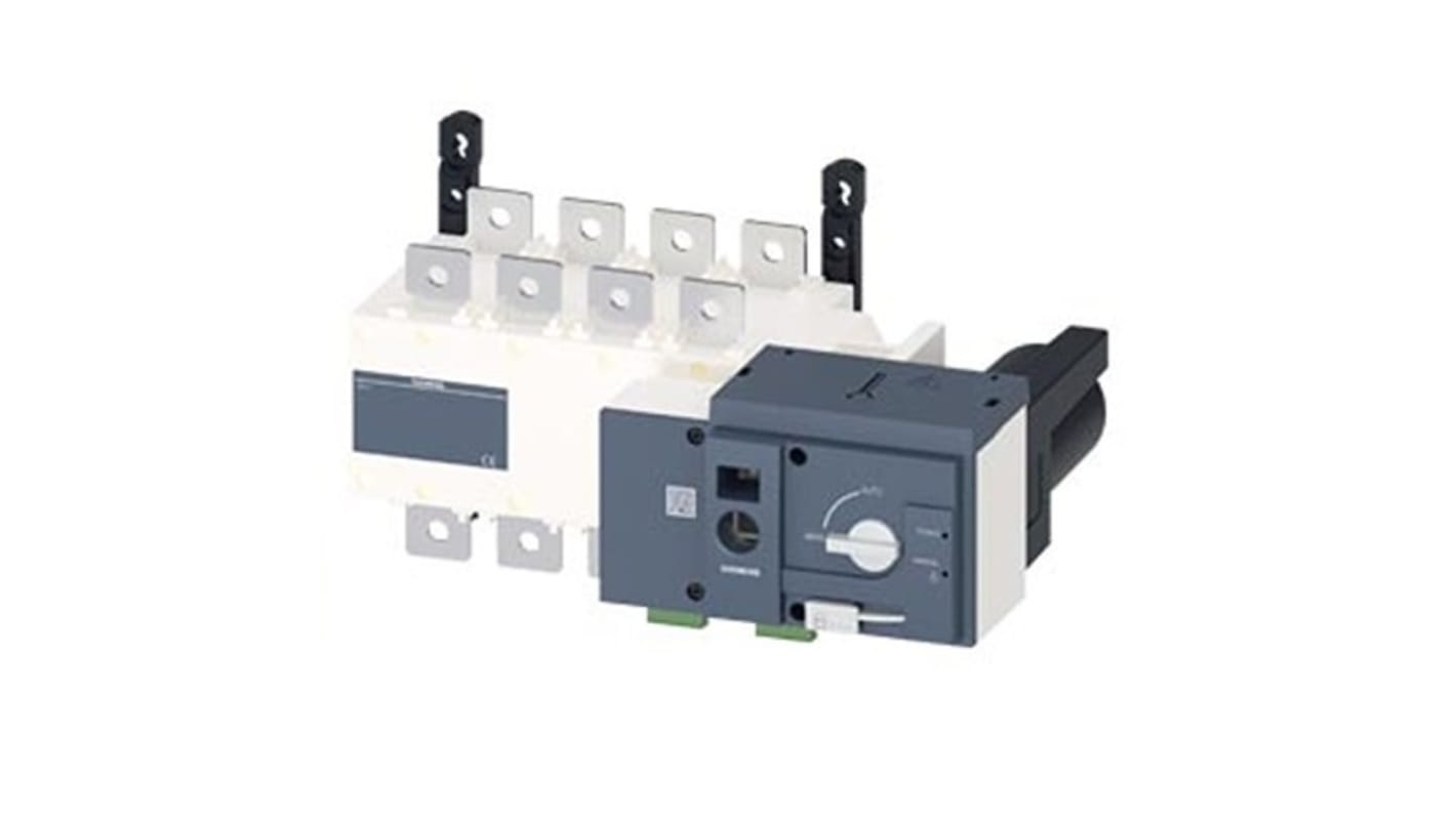 Contatto ausiliario sezionatore Siemens 3KC4442-0DA21-0AA3, 3 NA e 4 CO, azionamento remoto, compatibile con 3KC.