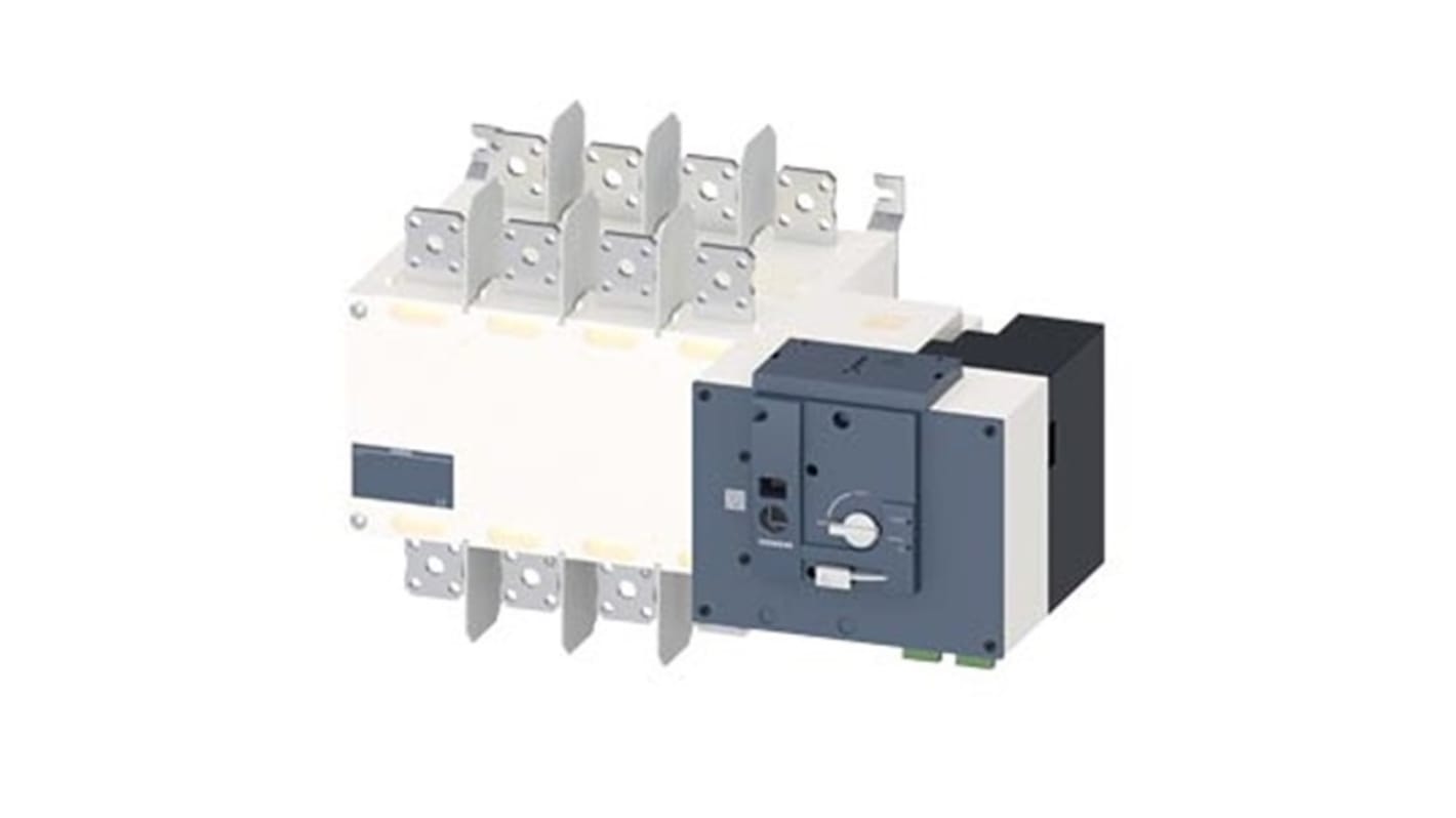 Contatto ausiliario sezionatore Siemens 3KC4448-0FA21-0AA3, 3 NA e 4 CO, azionamento remoto, compatibile con 3KC.