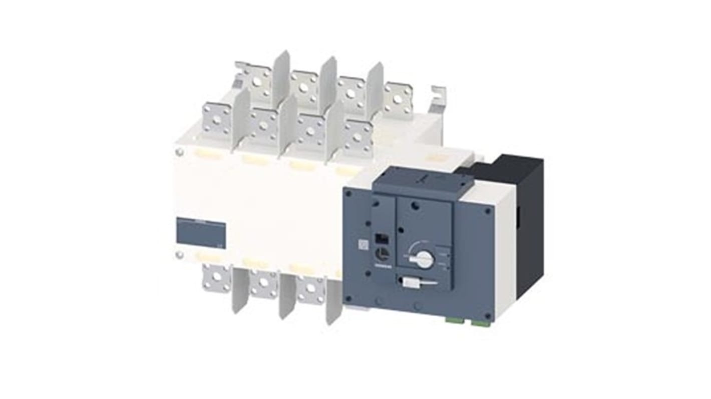 Contatto ausiliario sezionatore Siemens 3KC4450-0FA21-0AA3, 3 NA e 4 CO, azionamento remoto, approvato EAC.