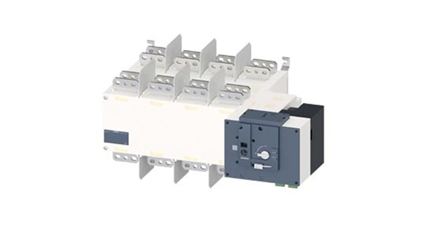 Contatto ausiliario sezionatore Siemens 3KC4458-0JA21-0AA3, 3 NA e 4 CO, azionamento remoto, compatibile con serie 3KC.