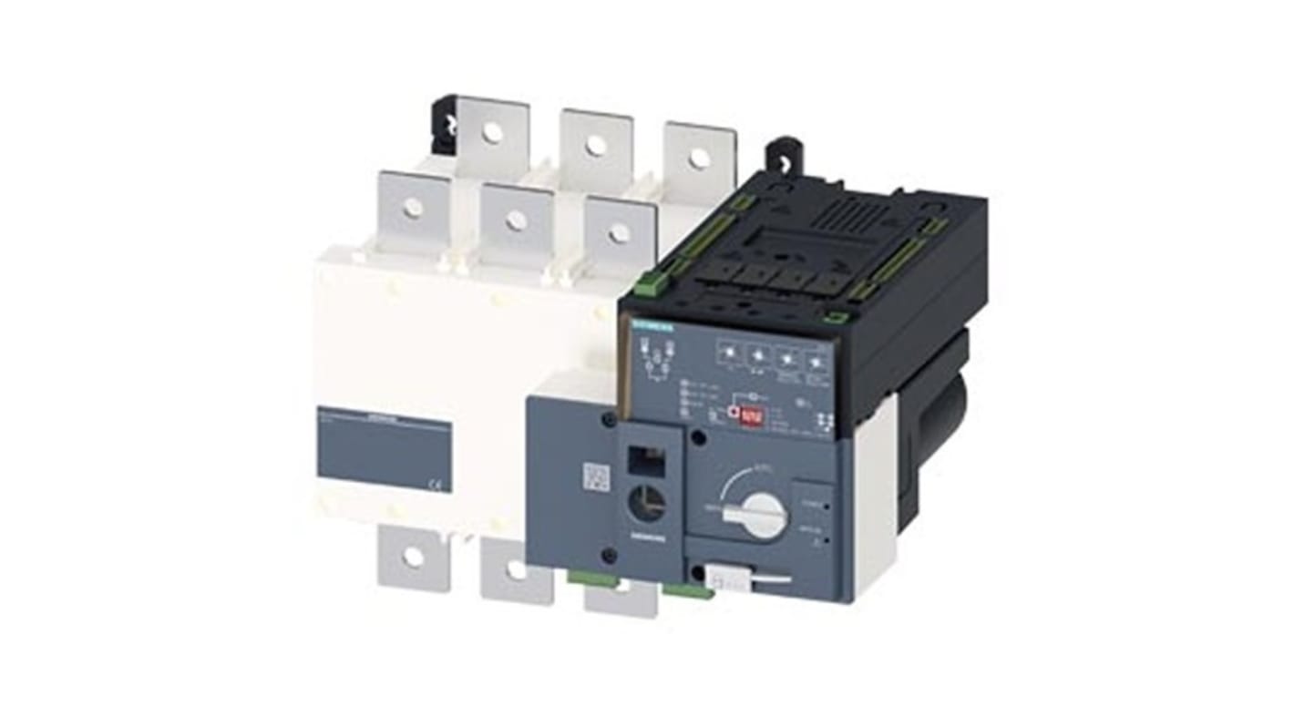 Contatto ausiliario sezionatore Siemens 3KC8346-0EA22-0GA3, 3 NA e 4 CO, azionamento motorizzato, approvato EAC.