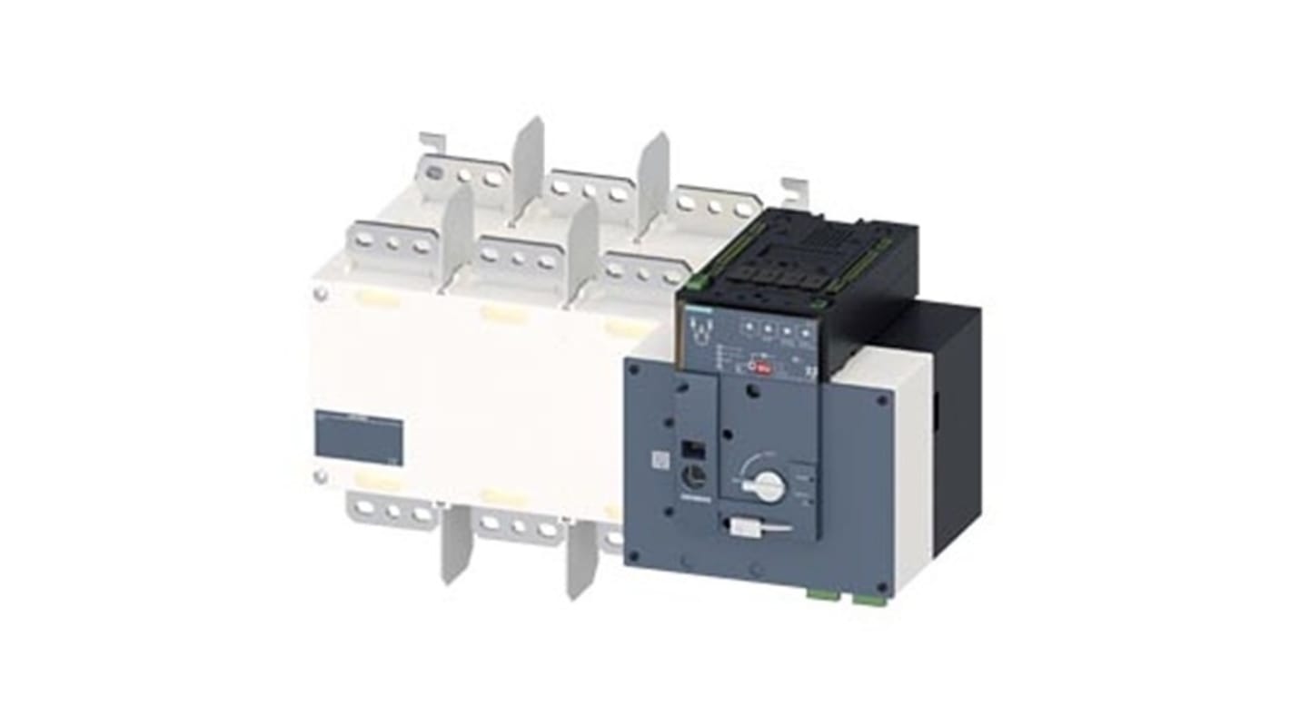 Contatto ausiliario motorizzato Siemens 3KC8354-0HA22-0GA3, 3 NA e 4 CO, per dispositivi di commutazione 3KC.