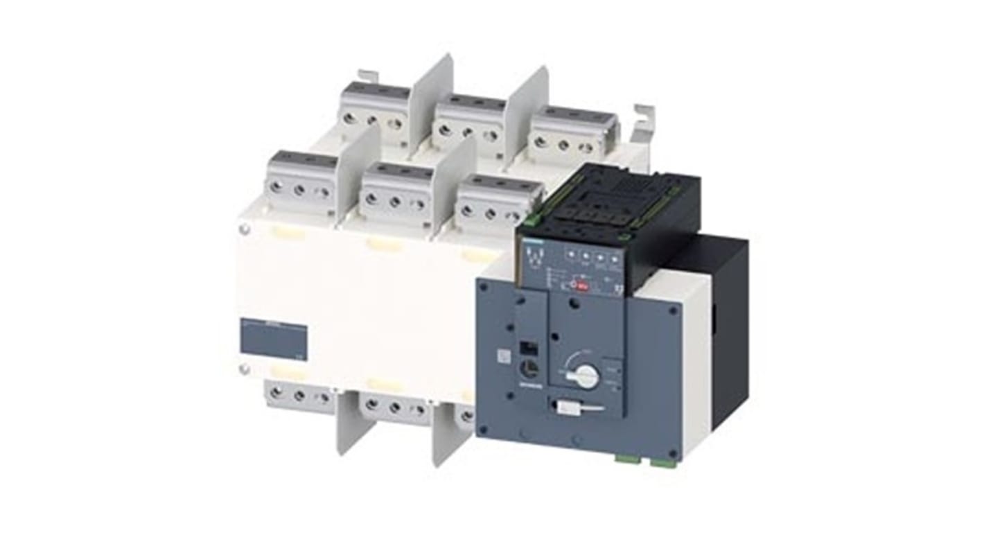 Contatto ausiliario sezionatore Siemens 3KC8360-0JA22-0GA3, 3 NA e 4 CO, per dispositivi di commutazione 3KC.