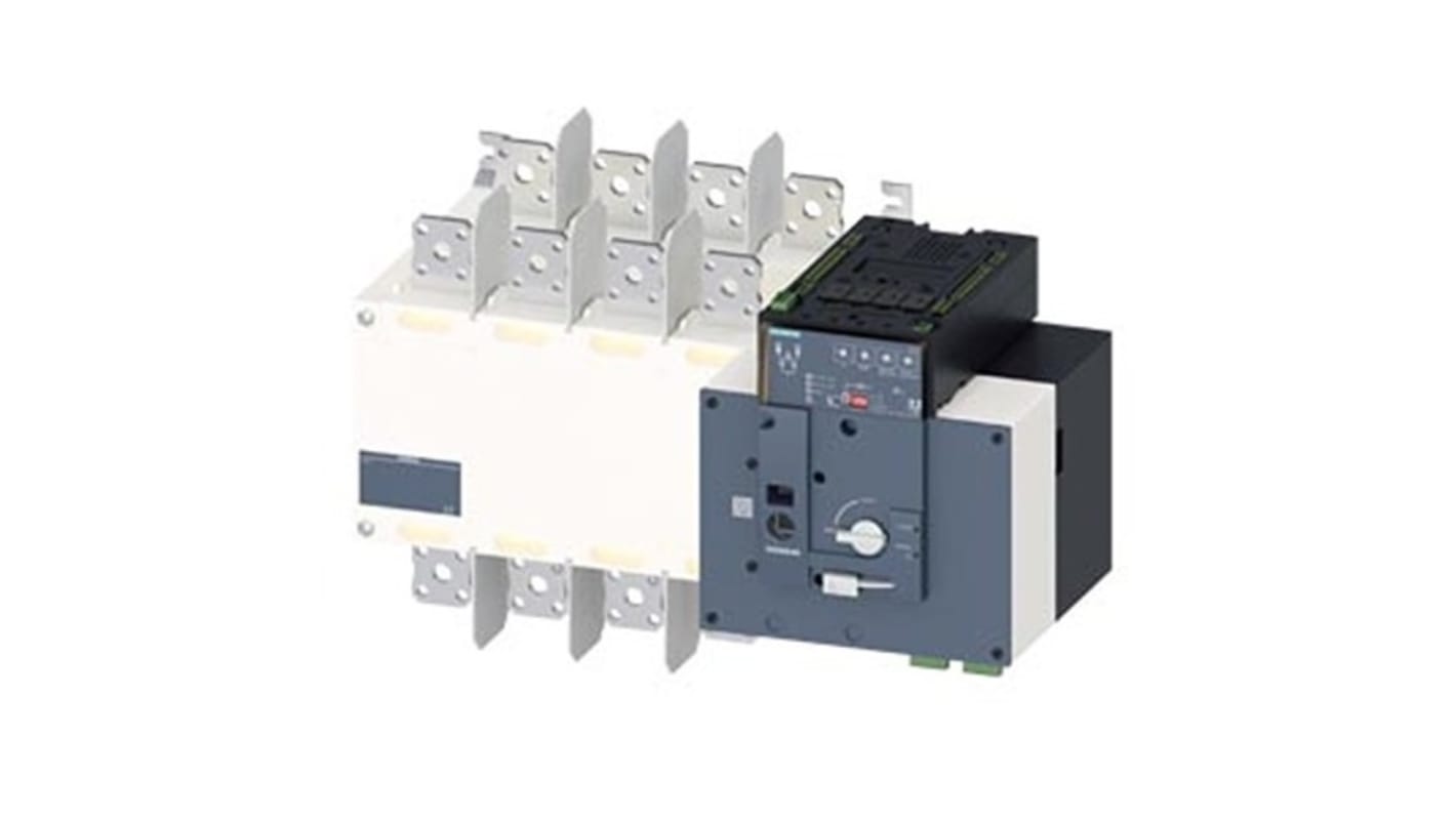 Contatto ausiliario Siemens 3KC8450-0FA22-0GA3, 3 NA e 4 CO, per dispositivi di commutazione 3KC, azionamento motorizzato.