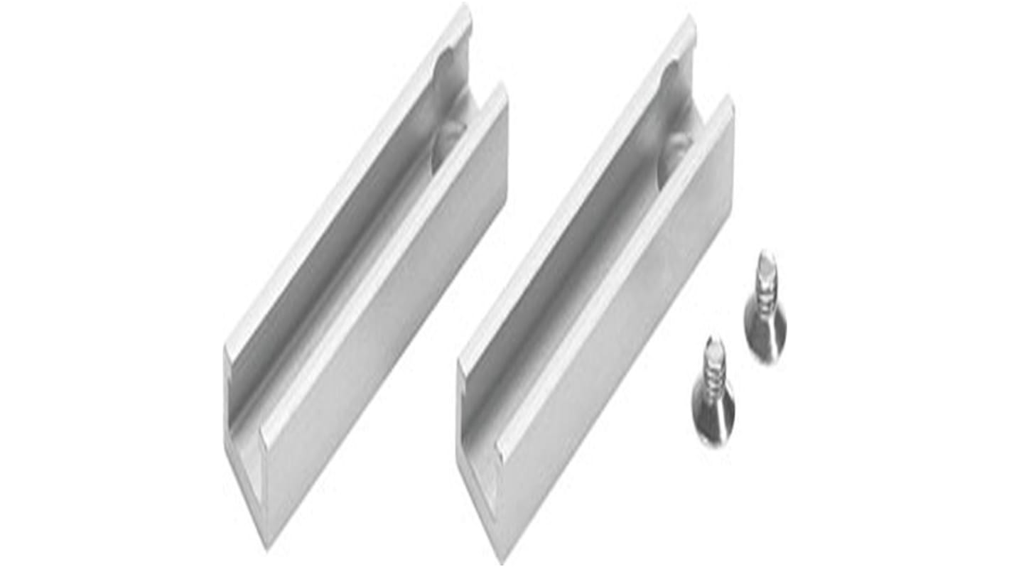 Staffa di montaggio Festo SL-DSM-63-B per sensore, resistente alla corrosione moderata, conforme RoHS, applicazione montaggio.