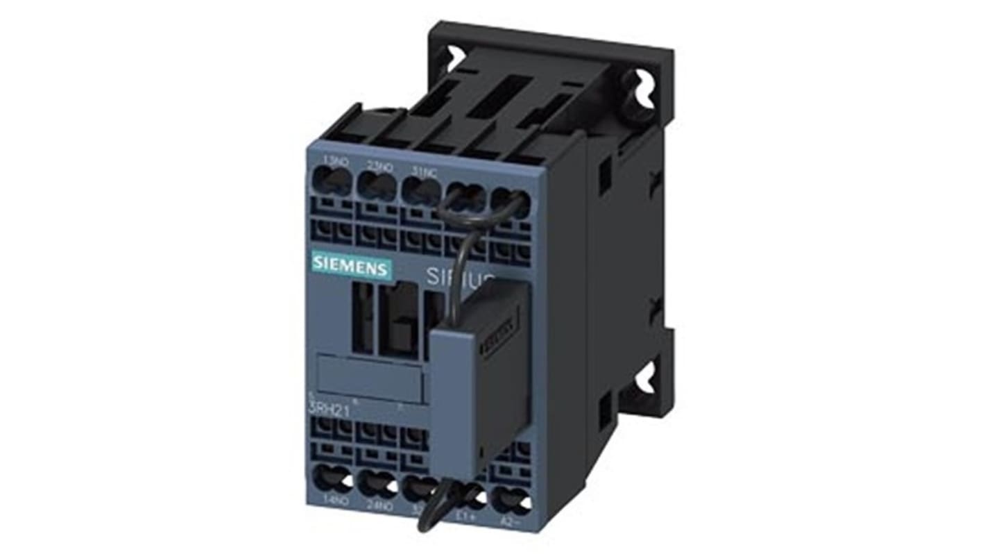 Siemens 3RH2122-2LJ80-0LA0, relè contattore 4 poli, 10 A, montaggio su guida DIN, protezione IP20, bobina 72 V c.c.