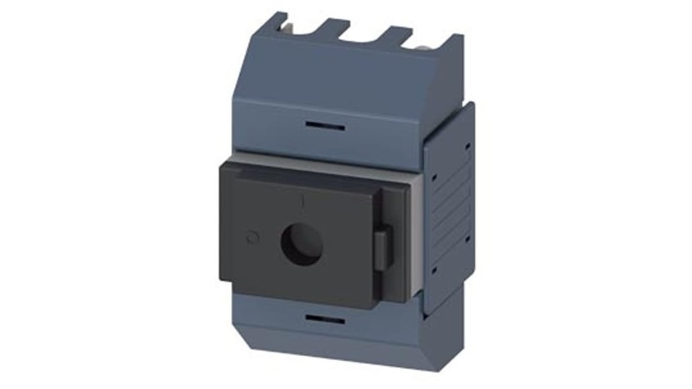 Sezionatore interruttore Siemens 3KD0130-2KG20-3, 3 poli, montaggio su guida DIN, corrente massima 16A, protezione IP10.