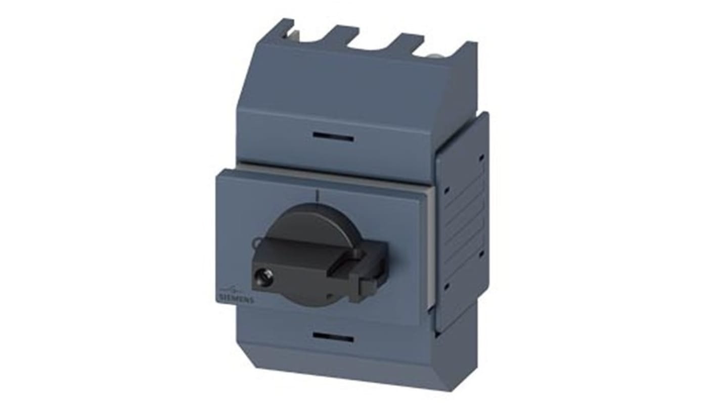 Sezionatore interruttore Siemens 3KD0332-2KG20-3, 3 poli, 63A, montaggio su guida DIN, protezione IP10.