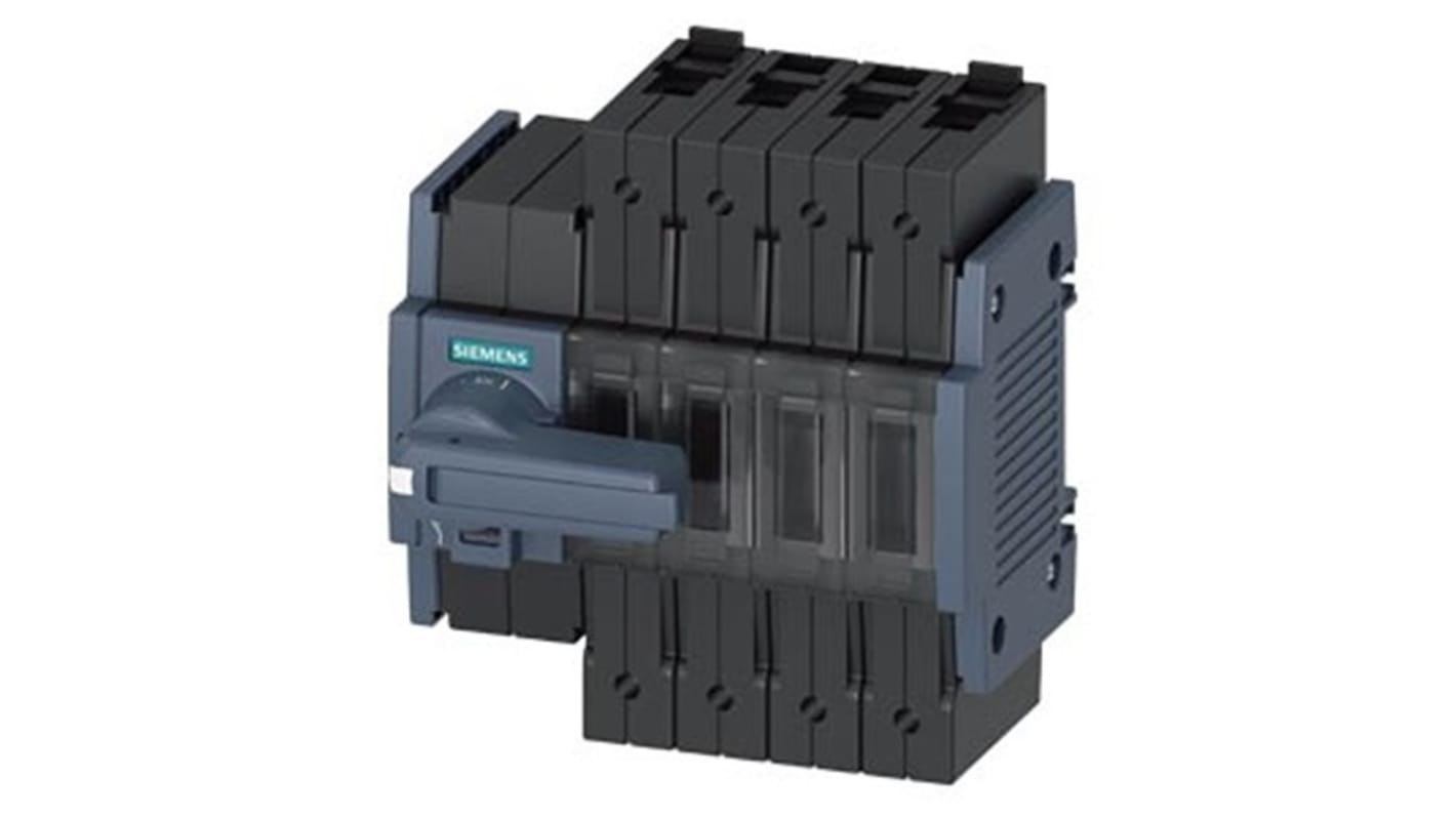 Sezionatore interruttore Siemens 3KD1642-2ME10-0, 4 poli, 16A, montaggio su guida DIN, grado di protezione IP20.