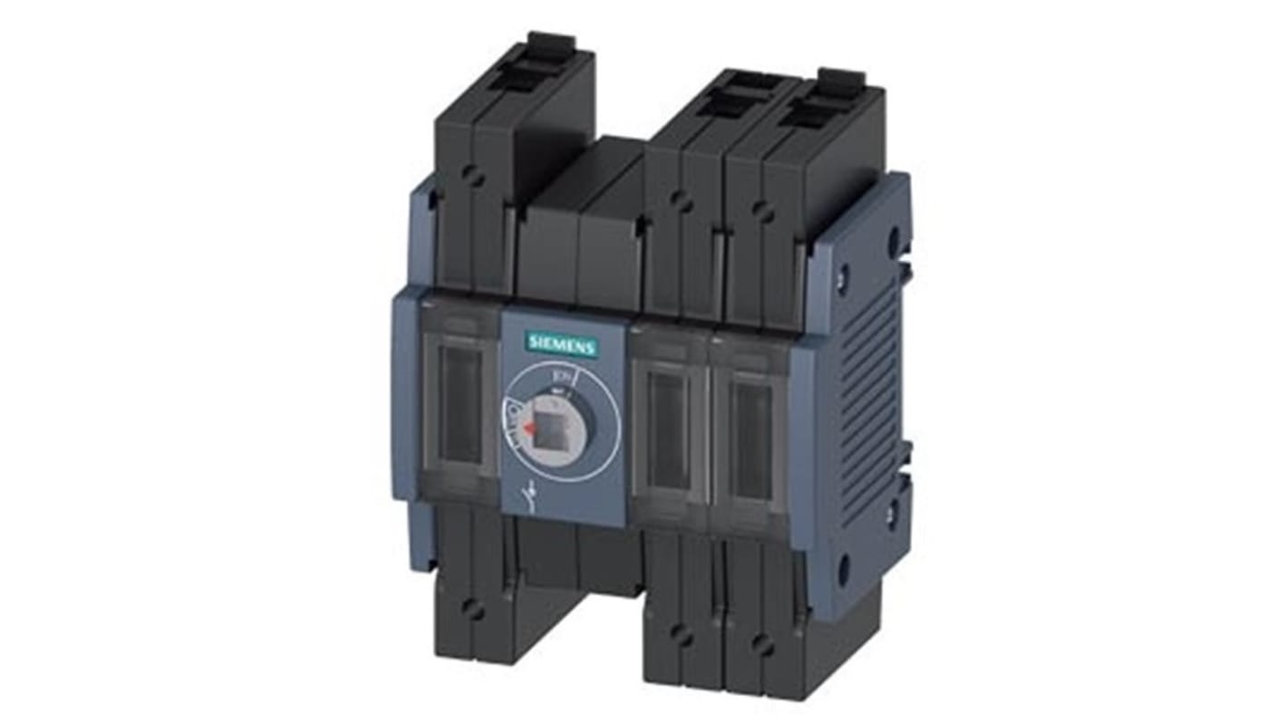 Sezionatore interruttore Siemens 3KD2830-2ME20-0, 3 poli, 80A, montaggio su guida DIN, grado di protezione IP20.