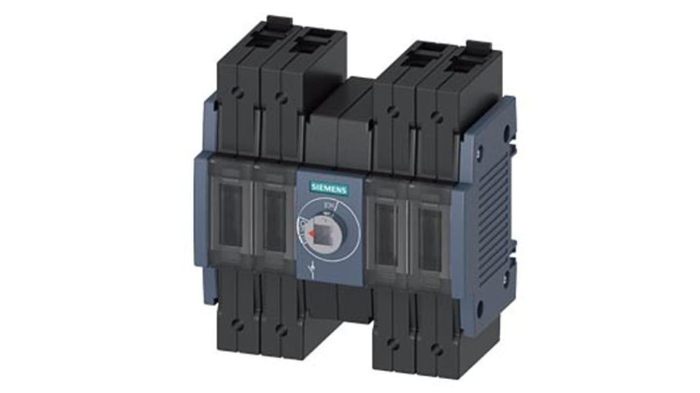 Sezionatore interruttore Siemens 3KD2840-2ME20-0, 4 poli, 80A, montaggio su guida DIN, grado di protezione IP20.