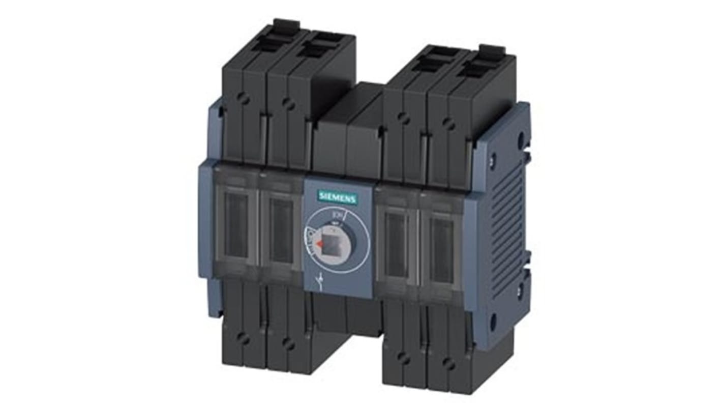 Sezionatore interruttore Siemens 3KD3040-2ME20-0, 4 poli, 100A, montaggio su guida DIN, grado di protezione IP20.
