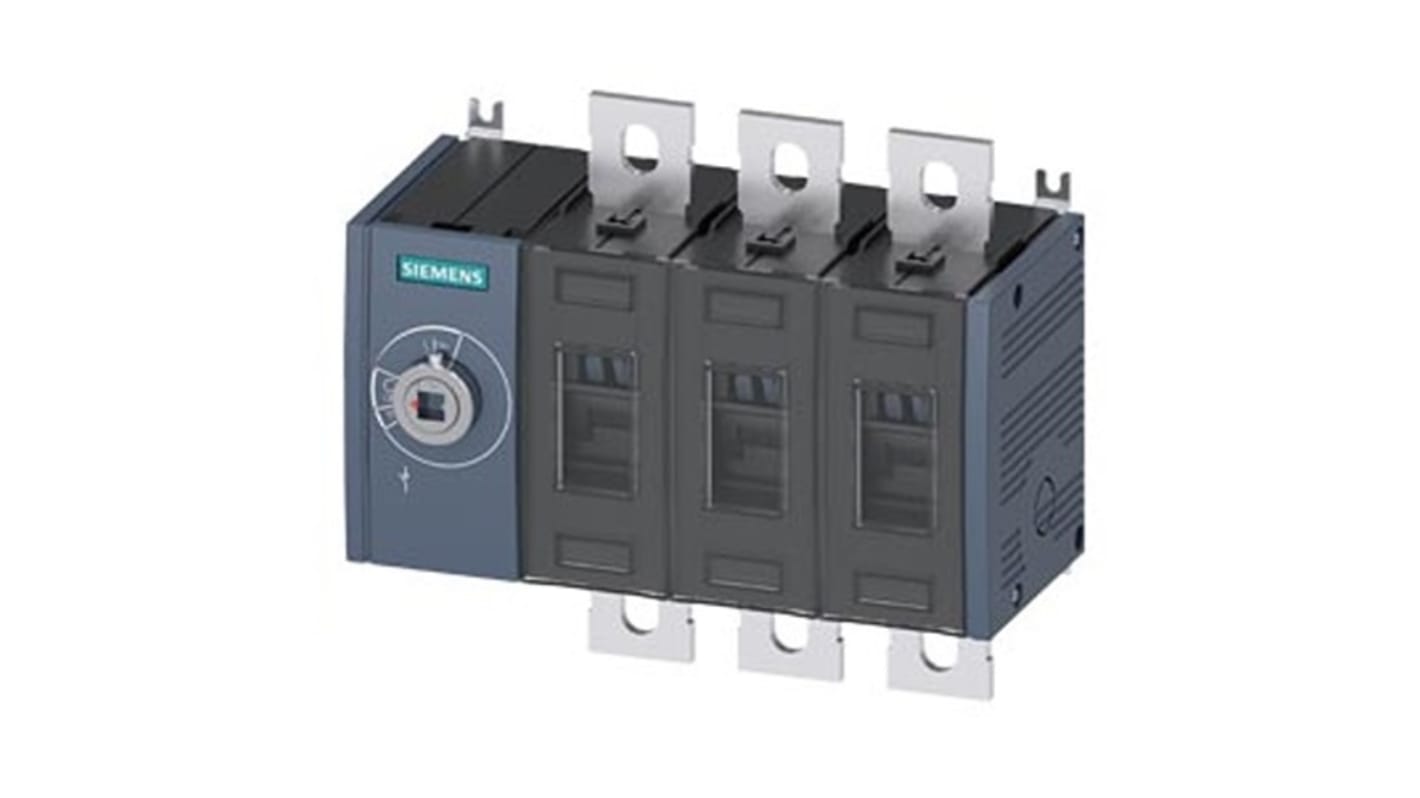 Sezionatore interruttore fisso Siemens 4 poli, corrente 400A, protezione IP20, per interruttore principale. Codice 3KD4430-0PE10-0.