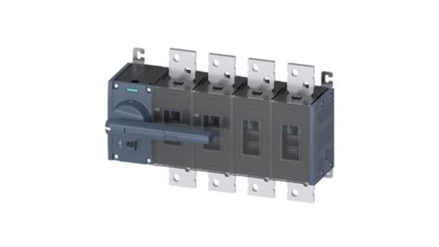 Sezionatore interruttore fisso Siemens 4 poli, corrente 1600A, protezione IP20, senza maniglia, codice 3KD5442-0RE10-0.