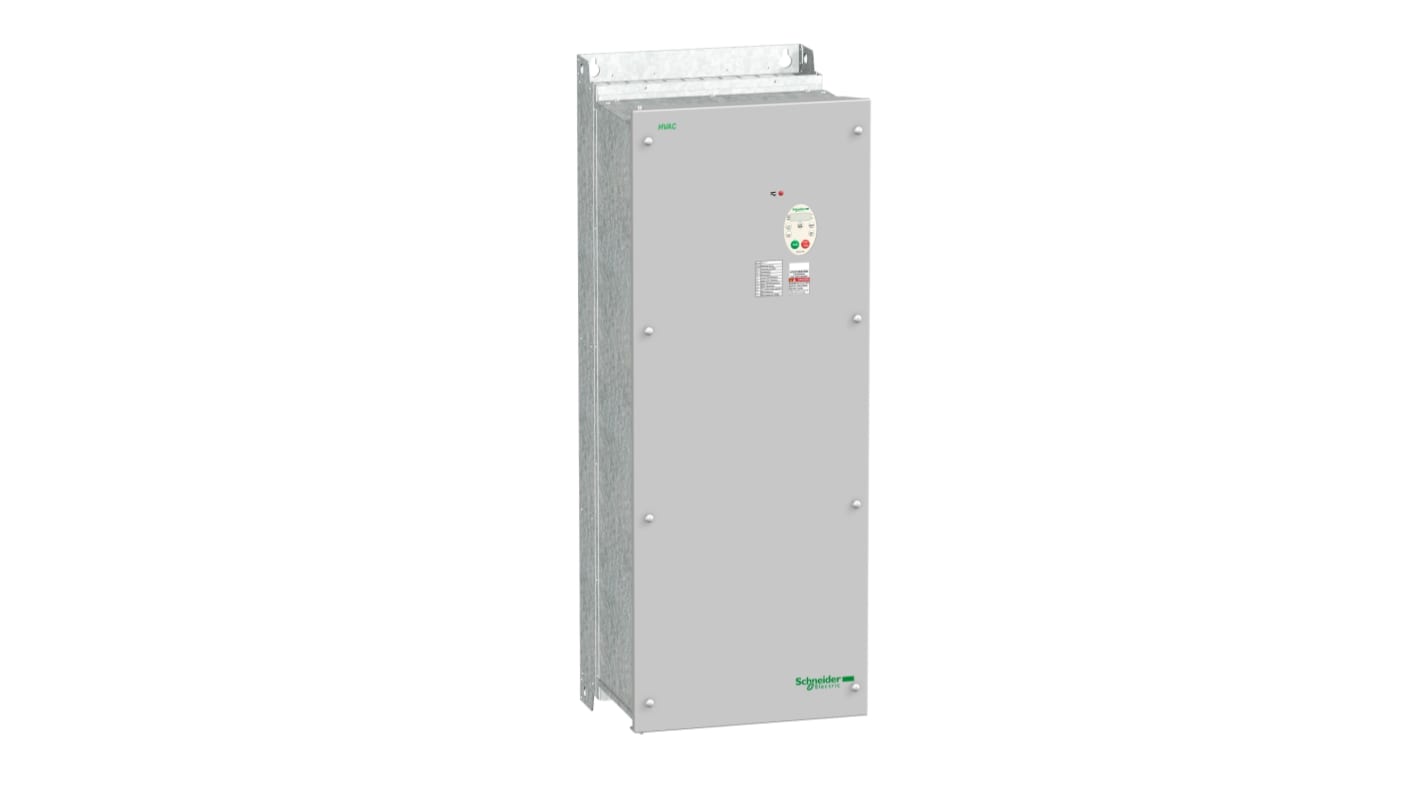 Avviatore a velocità variabile Schneider Electric ATV212WD75N4, potenza 75 kW, tensione 460 V, per motori asincroni.