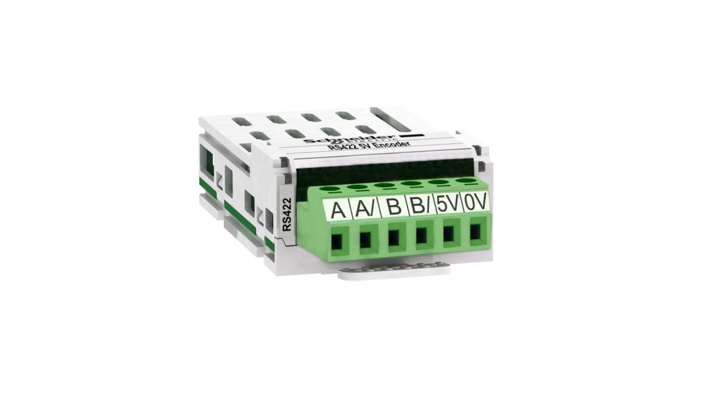 Starter per motore Schneider Electric VW3A3620, 5 V, con monitoraggio della velocità e protezione da sovraccarichi.