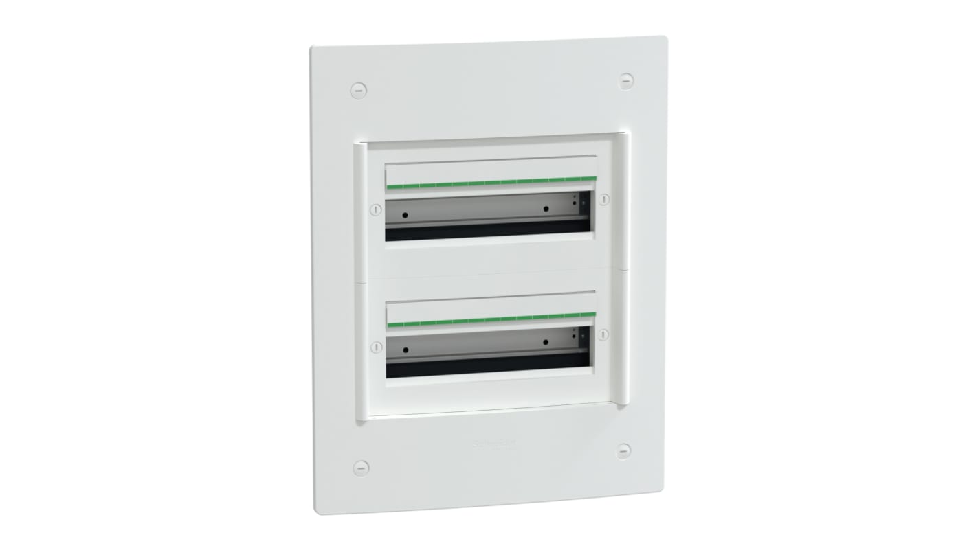 Contenitore modulare Schneider Electric LVSXS213, 2 fori, capacità 26 moduli, montaggio a filo, grado di protezione IP40, colore bianco.