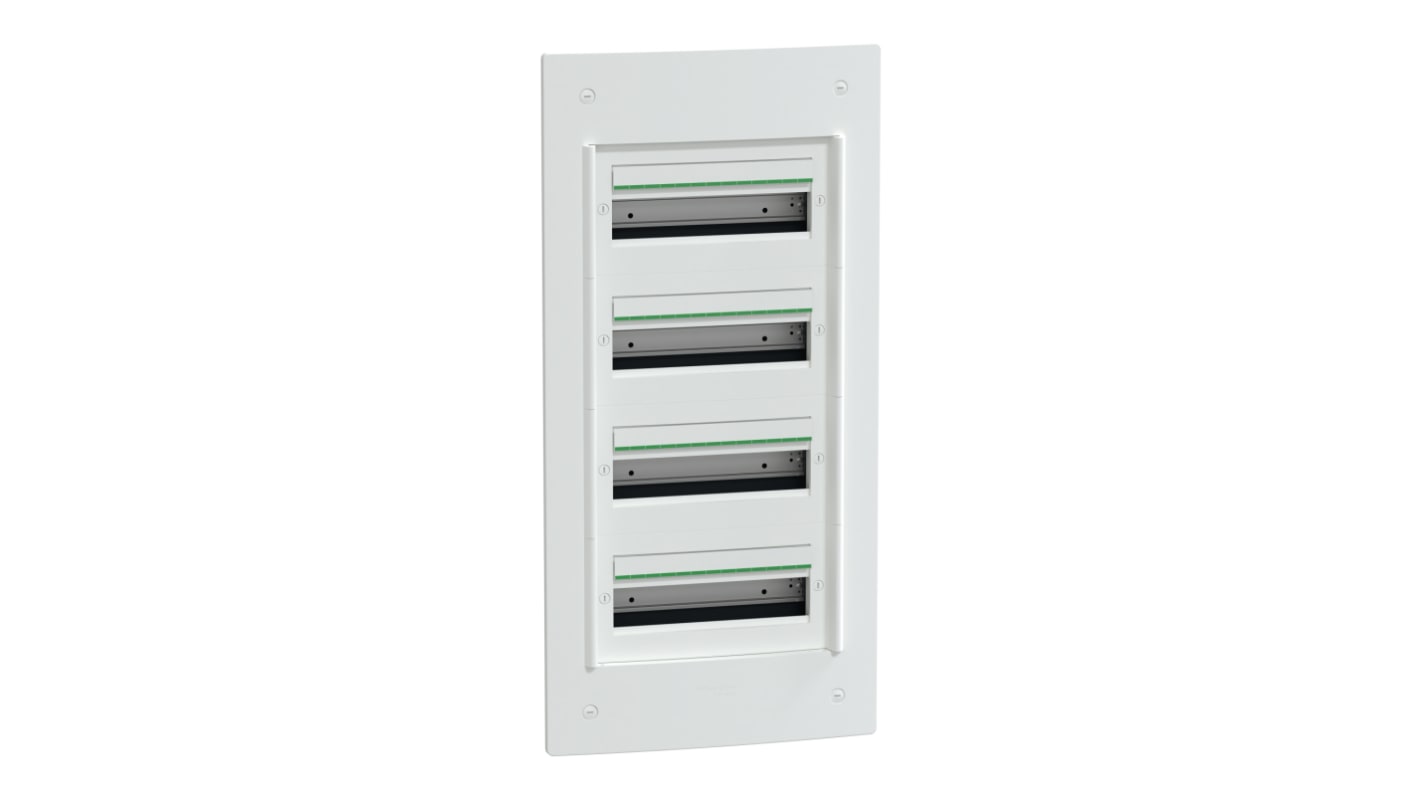 Contenitore Schneider Electric LVSXS413, 4 fori per installazioni interne, grado di protezione IP40, colore bianco RAL 9003.