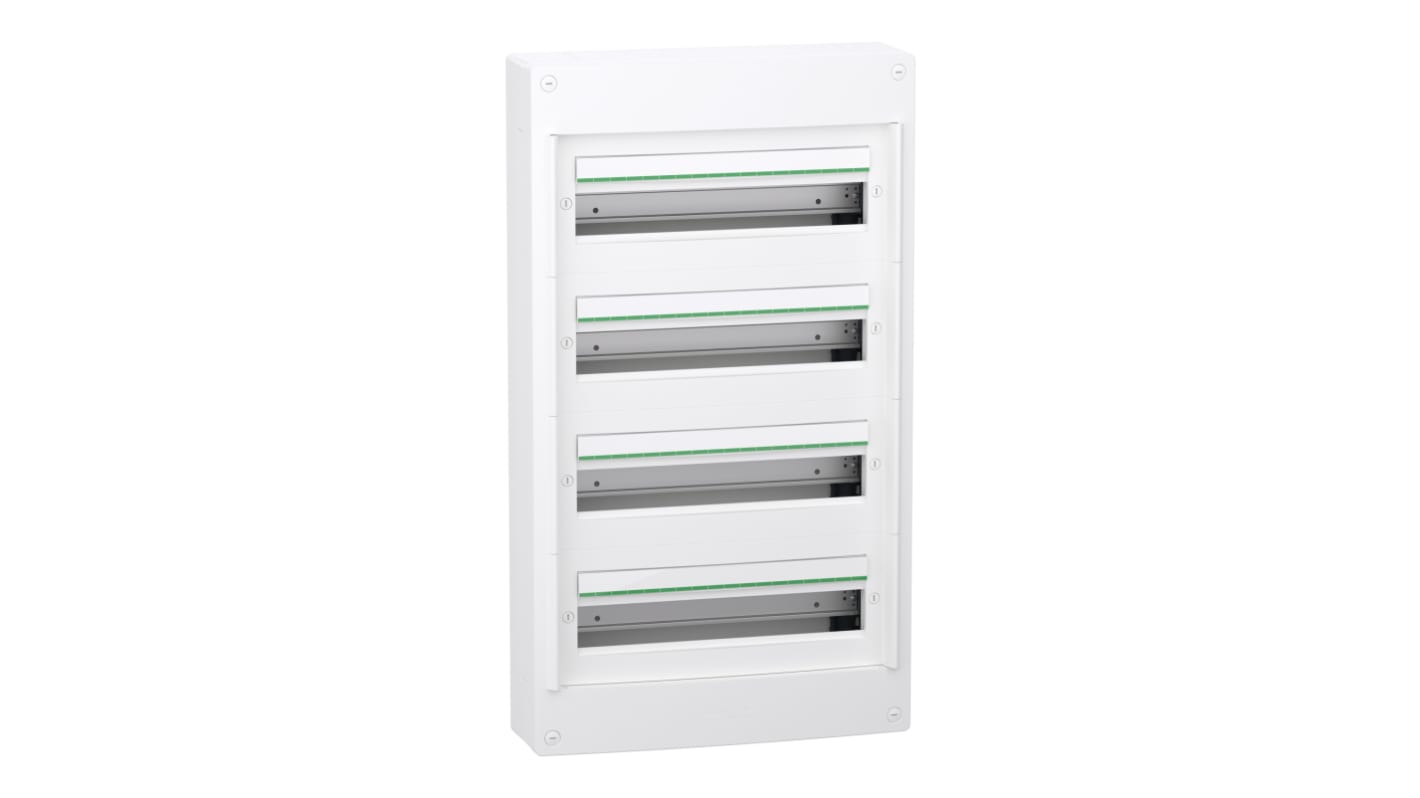 Contenitore modulare Schneider Electric LVSXT418, 4 fori, bianco, per montaggio superficiale, grado di protezione IP30/IP40.