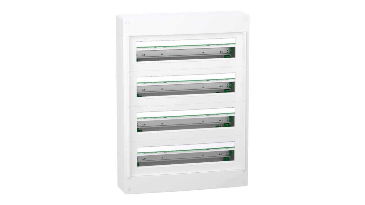 Contenitore di distribuzione Schneider Electric LVSXT424, 4 fori, in metallo e plastica, grado di protezione IP40, per installazioni interne.