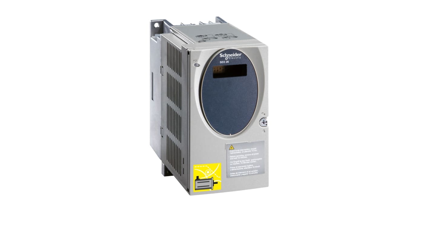 Motore passo passo Schneider Electric SD326DU68S2, 240 V, azionamento monofase, corrente massima 6,8 A, conforme a RoHS.