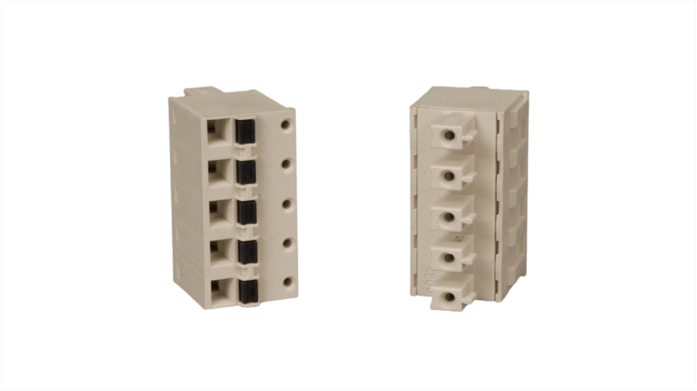 Zoccolo relè Schneider Electric STBXTS2110 per Modulo I/O digitale, con connettore a molla a 5 pin, set da 20, conforme a RoHS.