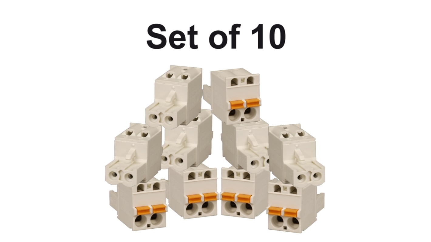 Zoccolo relè Schneider Electric STBXTS2130 per modulo di distribuzione, con connettore a 2 pin tipo a molla, conforme a RoHS.