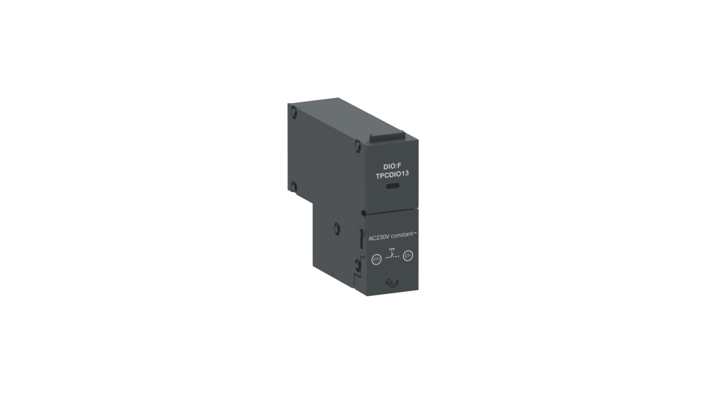 Modulo I/O Schneider Electric TPCDIO13 per segnalazione, tensione 300V, colore nero, prodotto ecocompatibile.