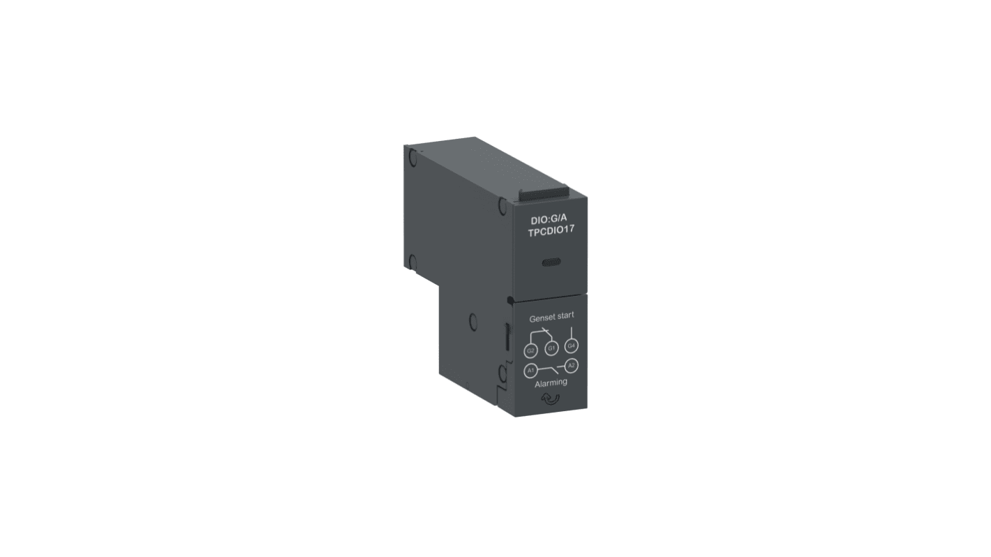 Modulo I/O Schneider Electric TPCDIO17 per gestione allarmi, tensione 300V, colore nero, privo di mercurio.