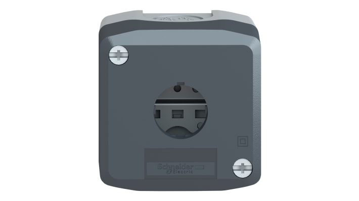 Stazione di controllo Schneider Electric XALD01 vuota Ø 22mm IP66/IP67/IP69K - Policarbonato ecologico e sostenibile.