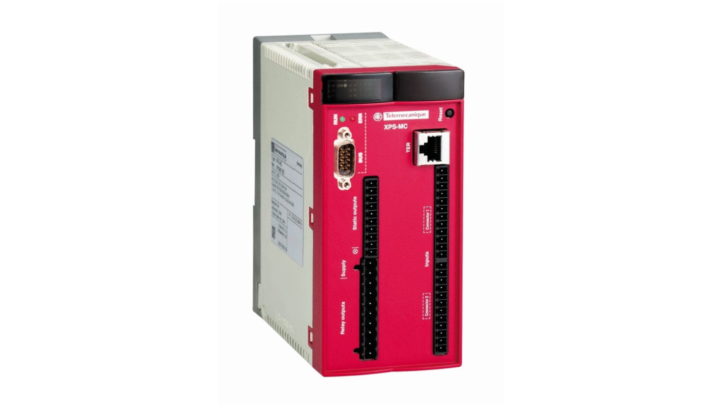 Controller di sicurezza Schneider Electric XPSMC16ZC, 16 ingressi, 24 V c.c., grado di protezione IP20.