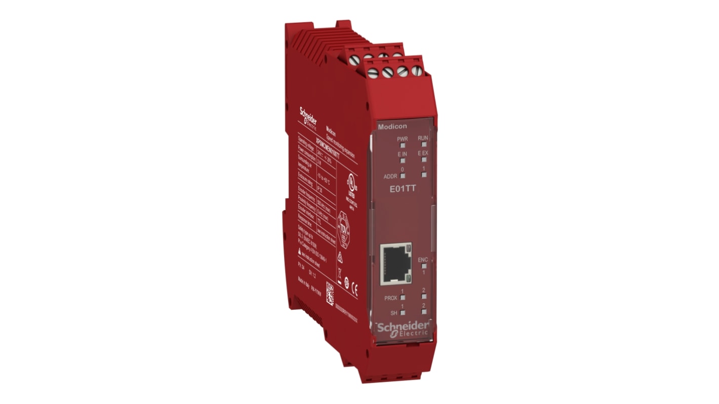 Modulo di espansione PLC Schneider Electric XPSMCMEN0100TT per automazione della sicurezza, alimentazione 24 V, ecologico.