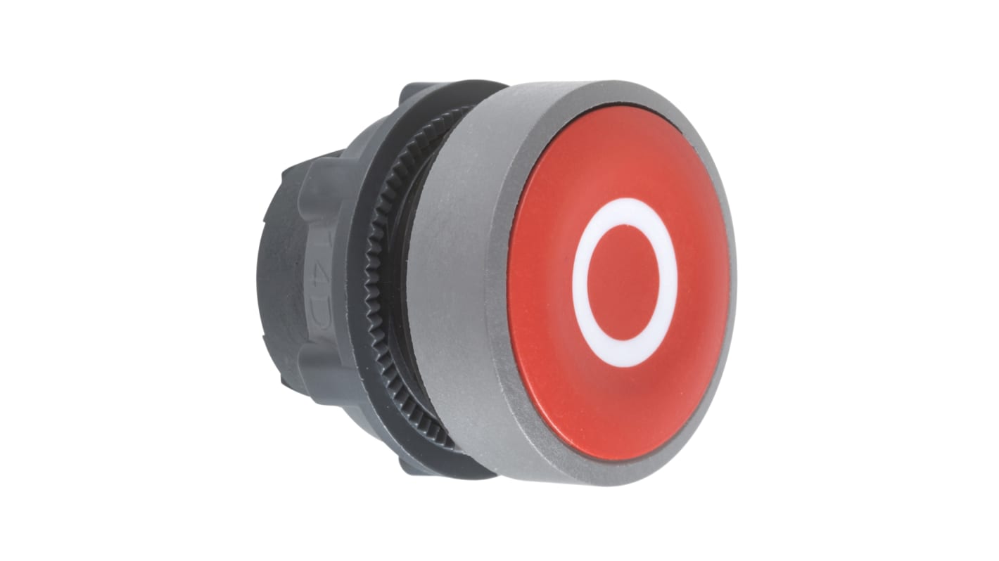 Attuatore pulsante Schneider Electric Harmony XB5, rosso, ritorno a molla, diametro foro 22 mm, protezione IP66/IP67.