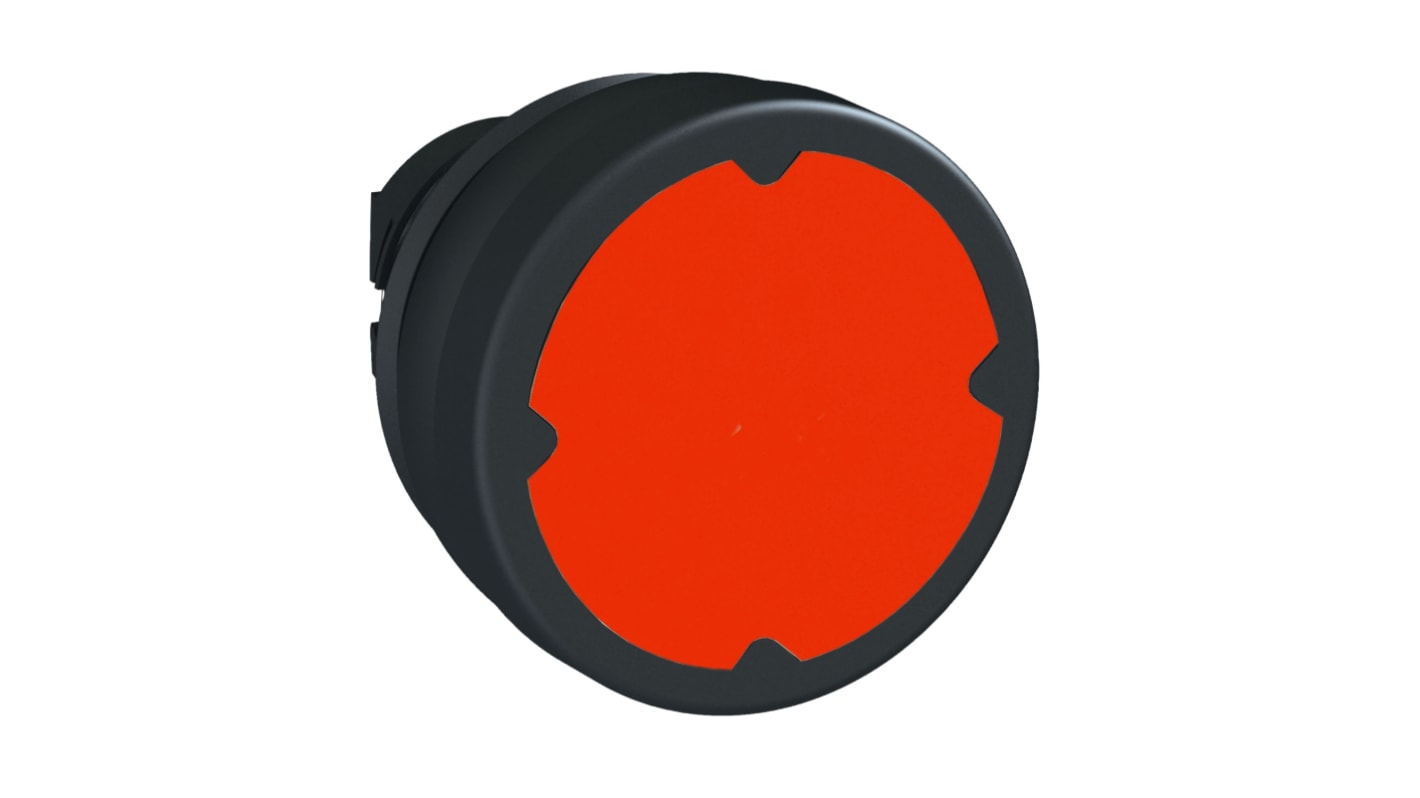 Pulsante rotondo Schneider Electric ZB5AC480, rosso, IP66/IP67/IP69K, diametro 22 mm, meccanismo a molla, conforme RoHS.