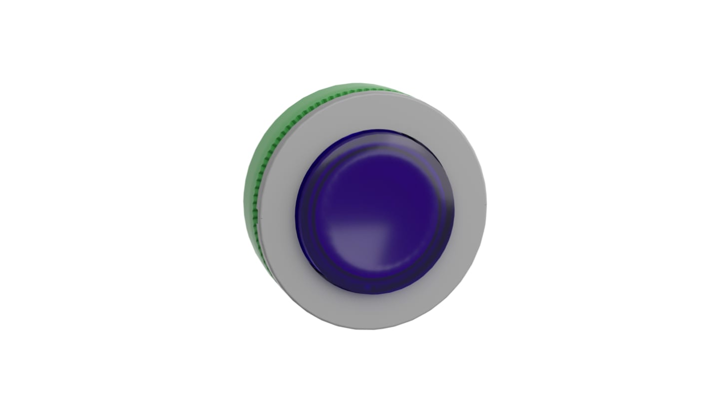 Attuatore pulsante Schneider Electric, serie Harmony XB5, blu, diametro 30.5 mm, ritorno a molla, protezione IP66/IP67.